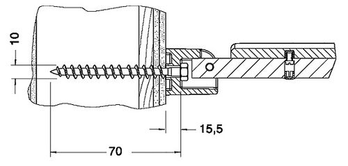 Keuco-KE-Bef-Set-6-Plan-Care-34992-2x-Sechskant-Holzschr-10x70-34992000200 gallery number 1